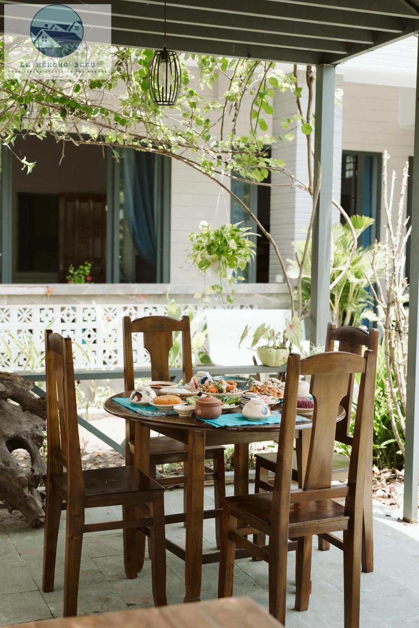 Ferienwohnung Le Mekong Bleu Ben Tre Exterior foto