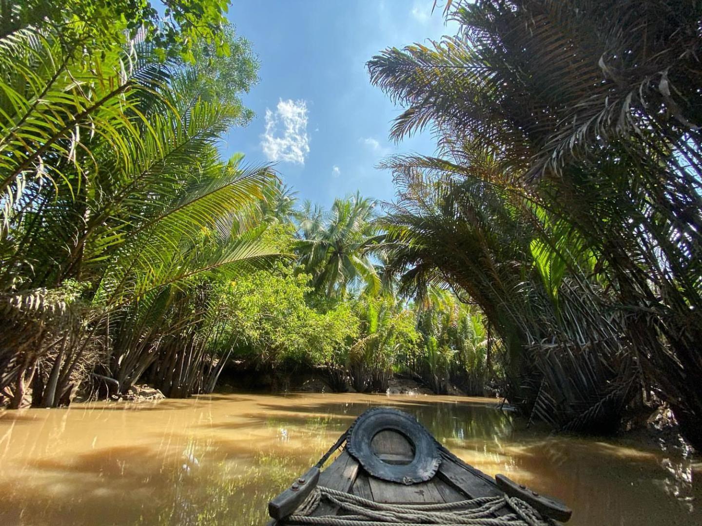 Ferienwohnung Le Mekong Bleu Ben Tre Exterior foto